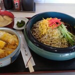 Sakamoto - 冷やしたぬき蕎麦＆ミニカツ丼