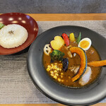 禅 - イエローカレー(３辛)＋角煮　１４８５円