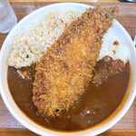 田中カレー - ナスメンチ大盛り