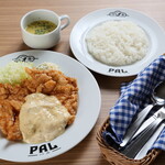 洋食PAL - チキン南蛮定食950円（税込）ライス・スープ付