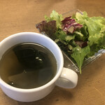 肉酒場ビストロ 男前 - サラダ セット (サラダ・スープ・ドリンク)／330円