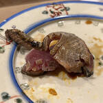 うを徳 - 藁で燻してた佐島の鰹