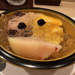 うを徳 - 宮崎マンゴーと桃とブルーベリーとゼリー