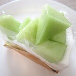 シュークレール - メロンショートケーキ