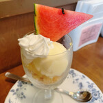 カフェポンテ - このスイカ、甘かったなぁ。
