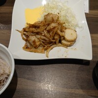 やさいや 鉄板焼野菜 赤坂店 - 群馬県産もち豚の生姜焼