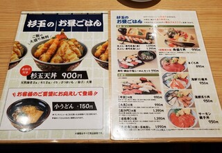 h Sushi Sake Sakana Sugitama - ランチメニュー