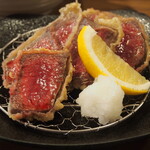 天ぷら たろじろう - 国産和牛の天ぷら