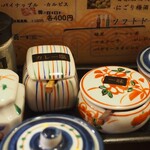 天ぷら たろじろう - 天ぷら用の塩も色々ある