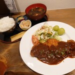 創食ダイニング 庵里 - A定食（900円）2022年8月