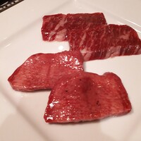 焼肉 銀座コバウ 特別室 - 厚切りタン・ハラミ