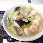 中華料理 桃菜 - 海老塩らーめん850円