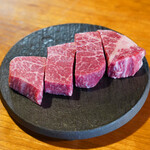 Finest cut Japanese black beef fillet Steak