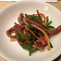 中国料理 品川大飯店 - ピーマンと牛肉の細ぎりいため