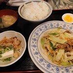 千穂 - 野菜炒めカレー味定食