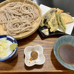 Futabaya - 野菜天ざる1,200yen