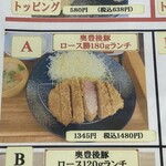 とんかつ & とり天 しげのや食堂 - 
