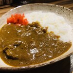 Grilled beef tendon curry rice
