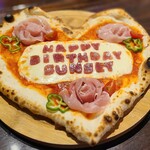 Pizzeria SunSet - バースデーピザ(要事前予約)