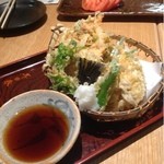 手打ち蕎麦 寺田家 - サクサクの揚げたての天麩羅