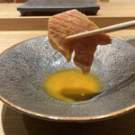 鮨 青海 - 大トロすき焼きリフトww