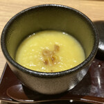 鮨 青海 - トウモロコシ餡の茶碗蒸し