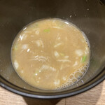 鮨 青海 - 留碗は珍しく味噌汁