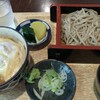 大川屋本店 - 「ミニもりそば+ミニかつ丼」(¥760-税込)です。