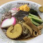 さか本そば店 - どこから攻略するか悩ましい