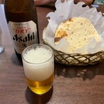 天竺薬膳 北印度料理 みらん - ビール中瓶アサヒ