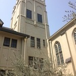 カフェ フロインドリーブ - 中庭から