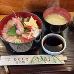 Musashino - お昼のランチ【朝どれ海鮮丼】1000円