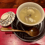 賛否両論 - 茶碗蒸しの摺流し掛け