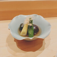 鮨 龍次郎 - 夏野菜の炊き合わせ