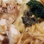 塩そば専門店 桑ばら - 冷やし肝バター海老豆乳和えつけそば