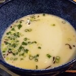 塩そば専門店 桑ばら - 冷やし肝バター海老豆乳和えつけそば