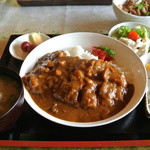 ぷくぷく - カツカレー　￥１０００