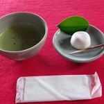 Kokindenjunomakou bai - 抹茶とお菓子（十六夜）のセットで700円