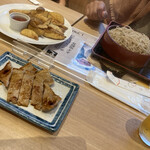 西武秩父駅前温泉 祭の湯 - 味噌豚ともりそばとフライドポテト（＾∇＾）