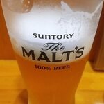 あじ彩 - あじ彩 「生ビール（モルツ）」