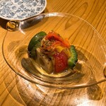 八 総本店 - 季節野菜の山椒マリネ