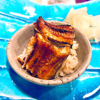 うを徳 - ◎ 本日のミニ鰻丼（吉野川）これがスペシャリテです。鰻は地焼きでご飯は酢飯です。