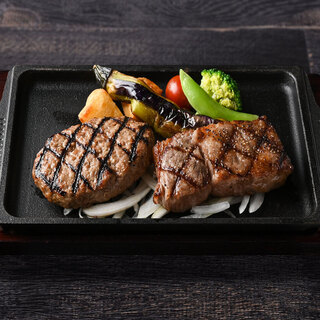 お肉の旨味溢れる黒毛和牛ハンバーグやステーキをご提供