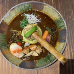 スープカレーなっぱ - 鶏ざむらい