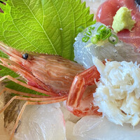 すし大 - ぼたん海老 蟹身 生しらす