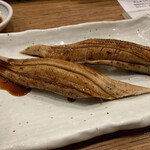 にぎり鮨 一五〇 - 名物の大穴子(1人一貫の品) 妻が食べれないので全て2貫食べれます♪