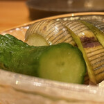 根津 焼鳥 照隅 - お新香