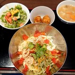 Aoyama Shanwei - ピリ辛冷し中華定食
