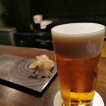 おまかせ寿司 すしのすけ - 生ビール