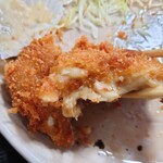 とんかつ富司 - リトルミックスフライ定食⑤ ※クリームコロッケ